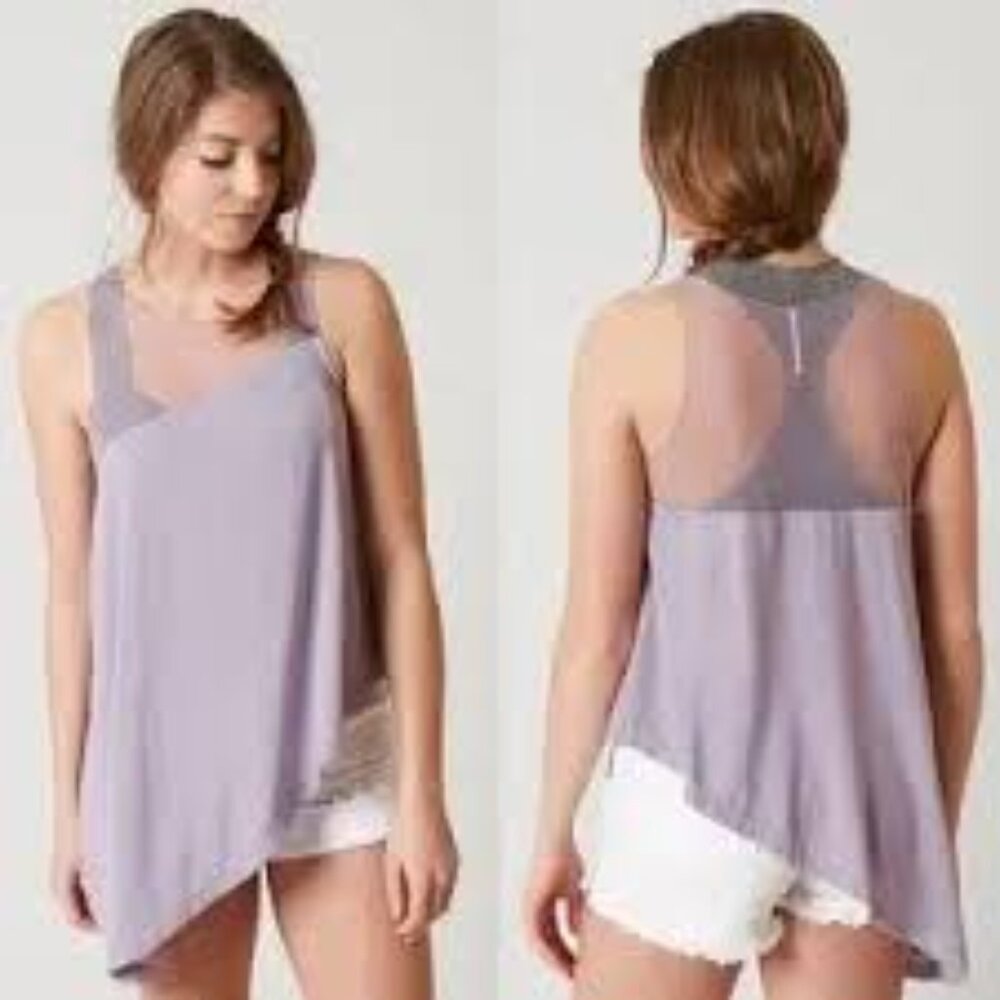 EUC Free People Asymmetrical Top, Size XS